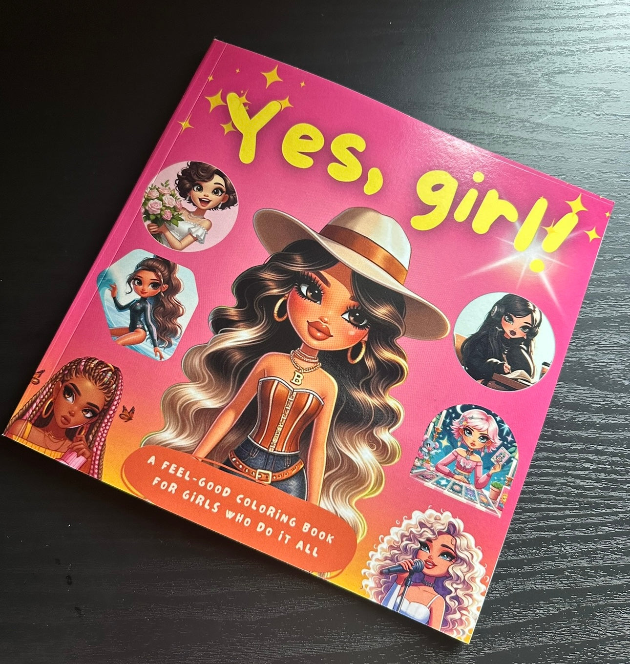 Inna Brandi. Yes, Girl! coloring book
