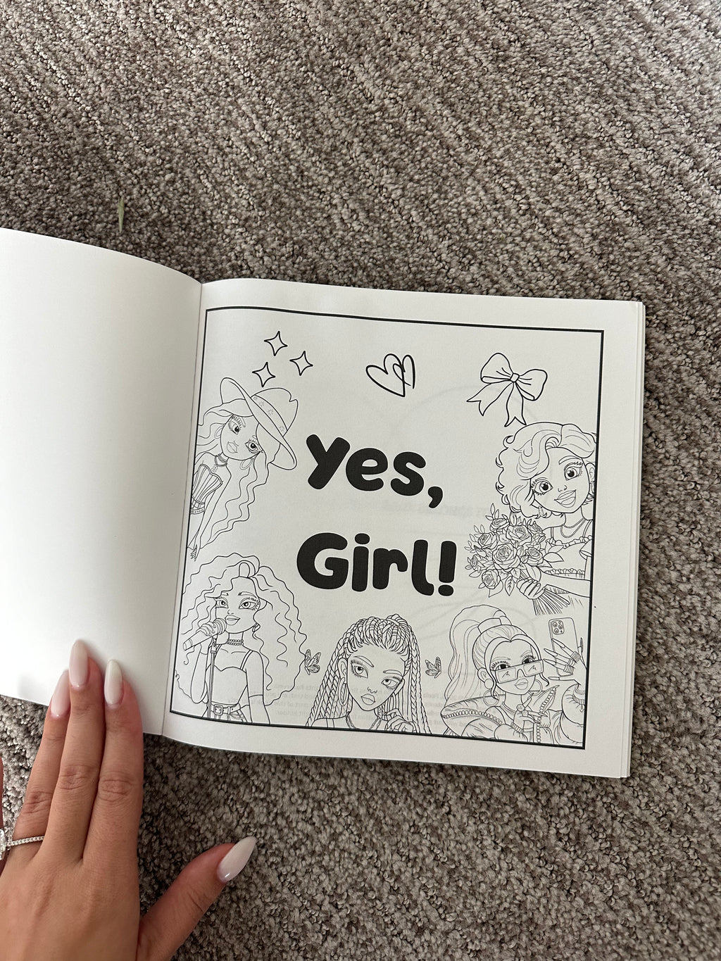 Inna Brandi. Yes, Girl! coloring book