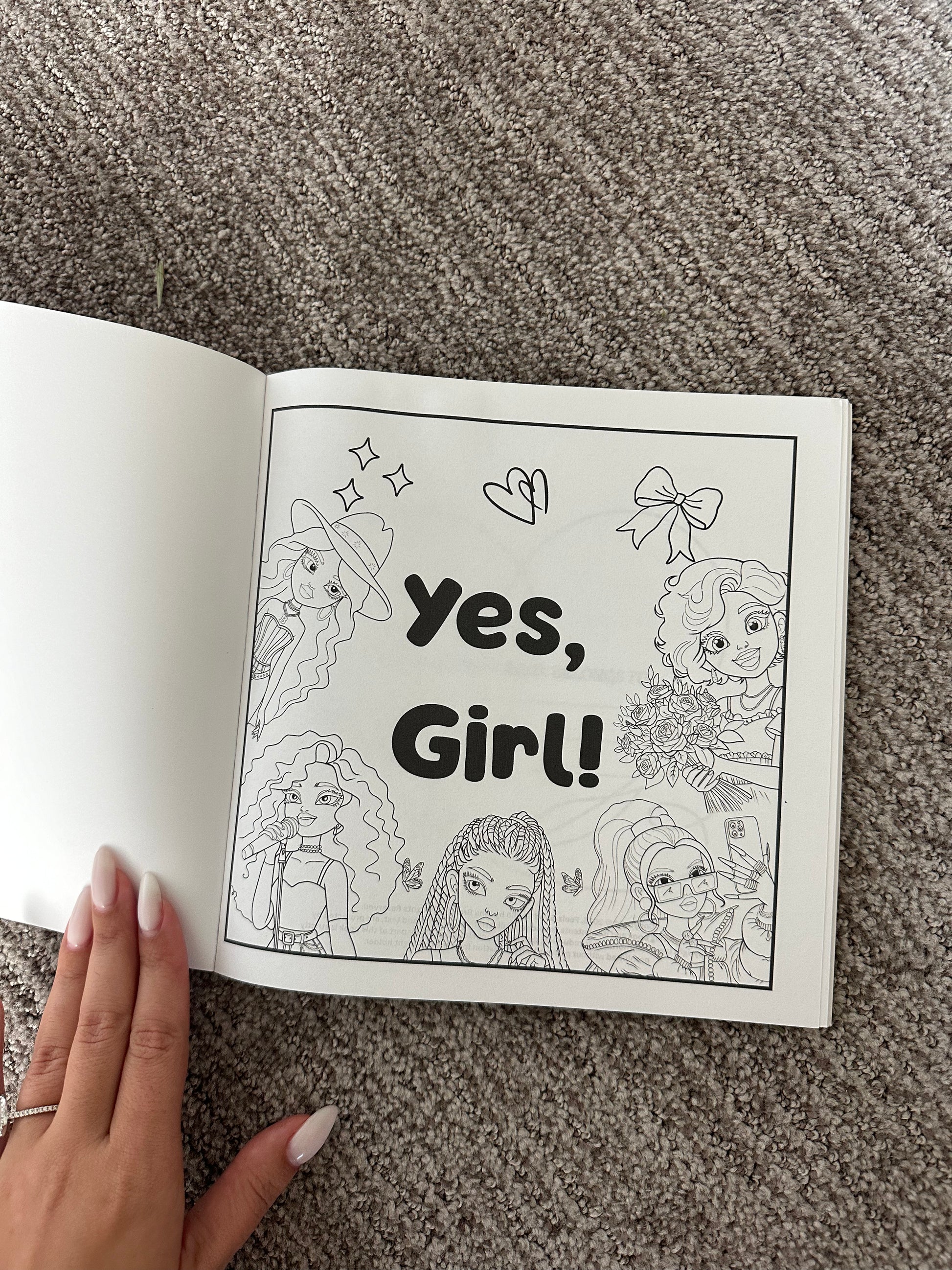 Inna Brandi. Yes, Girl! coloring book